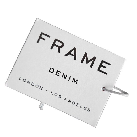 FRAME Five Pocket High Rise Solid Stretch Velvet Skinny Pants Burgundy | 24 - Picture 8 of 8